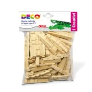 Mezze Mollette in Legno Deco CWR - 72 mm - 1719 (Conf. 100)