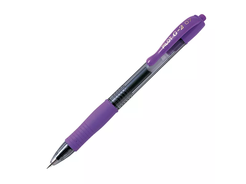 Penna Gel a Scatto G-2 Pilot - 0,7 mm - 001488 (Viola)
