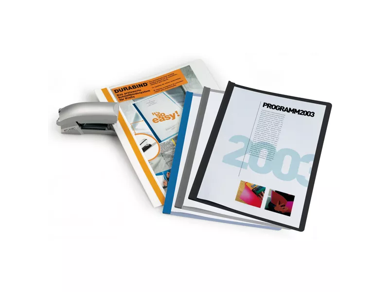 Cartelline Termiche per Rilegatura Durabind Durable - A4 - 2250-10 (Grigio Conf. 25)