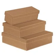 Scatola Portabottiglie Scotton - 34x18,5x9,5 cm - 1 Bottiglia - 7865 (Avana Conf. 30)