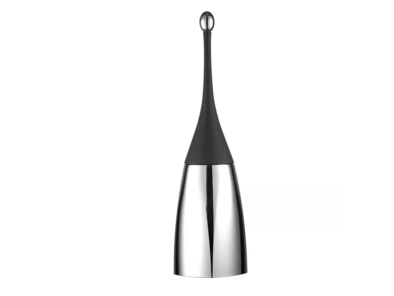 Portascopino da Terra per WC Mar Plast - A65400NE (Nero)