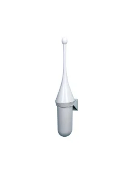 Portascopino da Parete per WC Mar Plast - A65801 (Bianco)