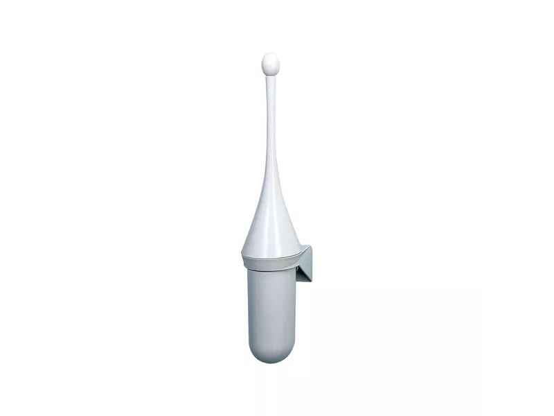 Portascopino da Parete per WC Mar Plast - A65801 (Bianco)