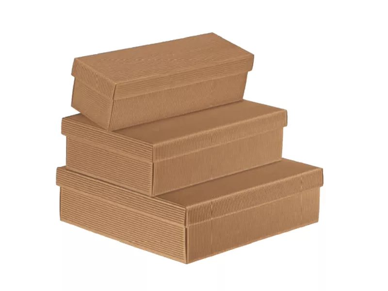 Scatola in Cartone Scotton - 30x30x24 cm - 7826C (Avana Conf. 2)