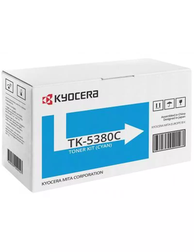 Toner Originale Kyocera TK-5380C 1T02Z0CNL0 (Ciano 10000 pagine) Toner Originale Kyocera TK-5380C 1T02Z0CNL0 (Ciano 10000 pagine)