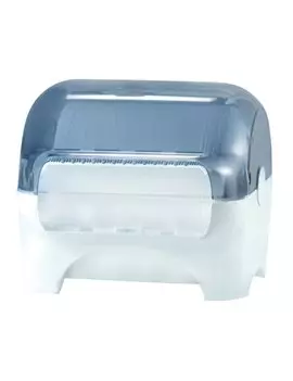 Dispenser Carenato da Banco Wiperbox Mar Plast - 34x31,5x36 cm - A77710 (Bianco e Azzurro Trasparente)