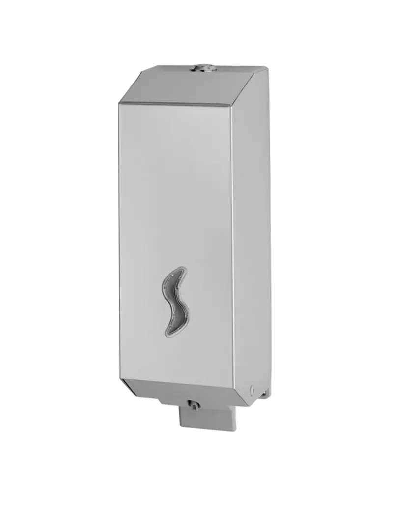 Dispenser per Sapone Liquido Medial International - 10x11x32 cm - 105036 (Argento)