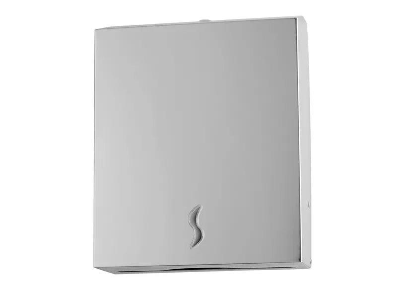 Dispenser per Asciugamani Piegati Brinox Medial International - 28x10,2x36,5 cm - 105016 (Argento)
