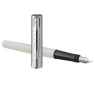 Penna Stilografica Allure Deluxe Waterman - Punta Fine - 2174511 (Bianco)
