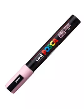 Marcatore a Tempera Uni Posca PC5M Uni-Ball - Punta Tonda - 1,8-2,5 mm - M-PC5M-RAC (Rosa Chiaro)