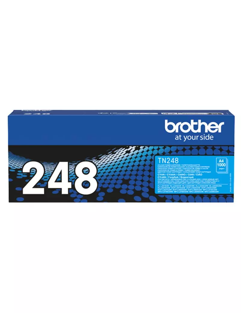 Toner Originale Brother TN-248C (Ciano 1000 pagine) Toner Originale Brother TN-248C (Ciano 1000 pagine)