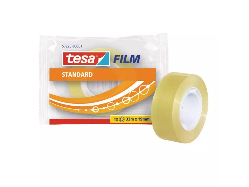 Nastro Adesivo Tesafilm Tesa - 19 mm x 33 m - 57225-00001-02 (Trasparente Conf. 24)