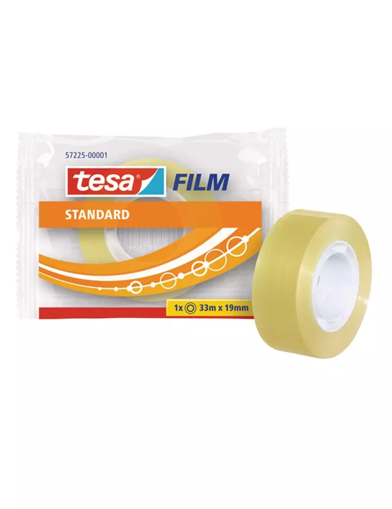 Nastro Adesivo Tesafilm Tesa - 19 mm x 33 m - 57225-00001-02 (Trasparente Conf. 24) Nastro Adesivo Tesafilm Tesa - 19 mm x 33 m - 57225-00001-02 (Trasparente Conf. 24)