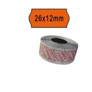 Etichette per Prezzatrice Smart 8/2612 Printex - Permanenti - 26x12 mm - 2612SFP10AR (Arancio Conf. 10)