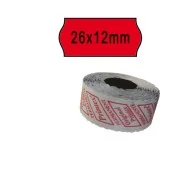 Etichette per Prezzatrice Smart 8/2612 Printex - Permanenti - 26x12 mm - 2612SFP10RS (Rosso Conf. 10)