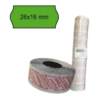 Etichette per Prezzatrice Smart 16/2616 Printex - Permanenti - 26x16 mm - 2616SFP7VE (Verde Conf. 10)