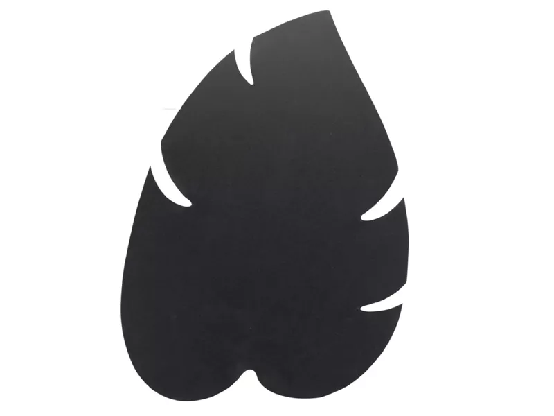 Lavagna da Parete Silhouette Securit - 44x30 cm - Foglia - FB-LEAF (Nero)