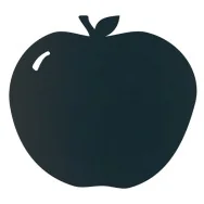 Lavagna da Parete Silhouette Securit - 32x30 cm - Mela - FB-APPLE (Nero)