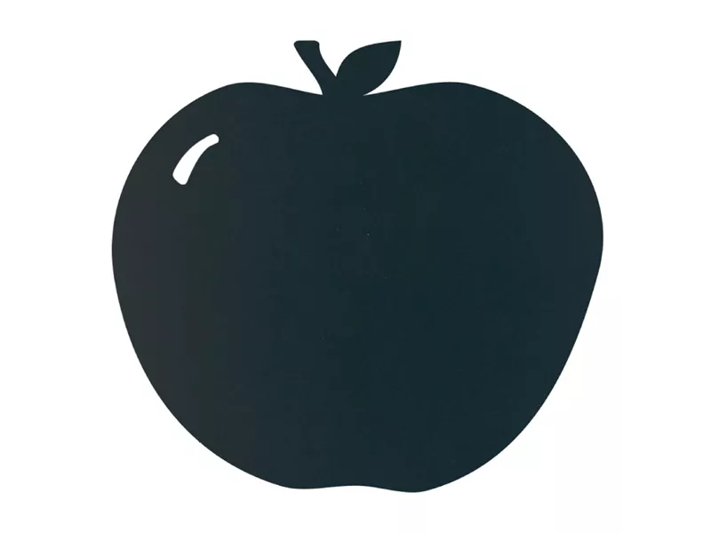 Lavagna da Parete Silhouette Securit - 32x30 cm - Mela - FB-APPLE (Nero)