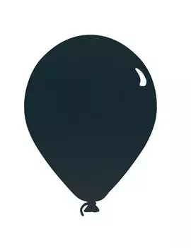 Lavagna da Parete Silhouette Securit - 40x29 cm - Palloncino - FB-BALLOON (Nero)