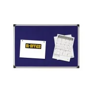 Pannello in Tessuto Maya Felt Board Bi-Office - 120x90 cm - FA0543178 (Blu)