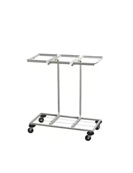 Carrello Mobile Portasacco Triflux Medial International - 83,3x36x90 cm - 108010 (Bianco)