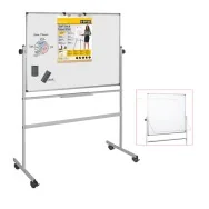 Lavagna Magnetica Girevole Professional Bi-Office - 150x100 cm - QR0603 (Bianco)