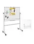 Lavagna Magnetica Girevole Professional Bi-Office - 150x100 cm - QR0603 (Bianco)