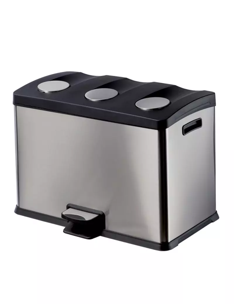 Pattumiera a Pedale Multiflux Medial International - 59,3x38,2x43 cm - 106500 (Argento) Pattumiera a Pedale Multiflux Medial International - 59,3x38,2x43 cm - 106500 (Argento)