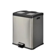 Pattumiera a Pedale Multiflux Medial International - 48x45,9x63,6 cm - 106505 (Argento)