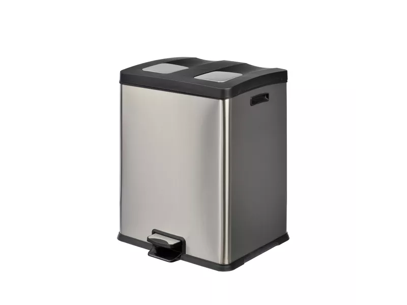 Pattumiera a Pedale Multiflux Medial International - 48x45,9x63,6 cm - 106505 (Argento)