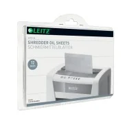 Fogli Lubrificati per Distruggidocumenti IQ Leitz - 80070000 (Azzurro Conf. 12)