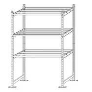 Scaffale Kit Iniziale Paperflow - 100x60x200 cm - K603160 (Grigio)