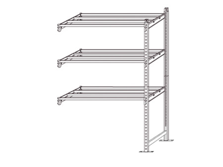 Scaffale Paperflow - Kit Aggiunta - 100x60x200 cm - K603161 (Grigio)