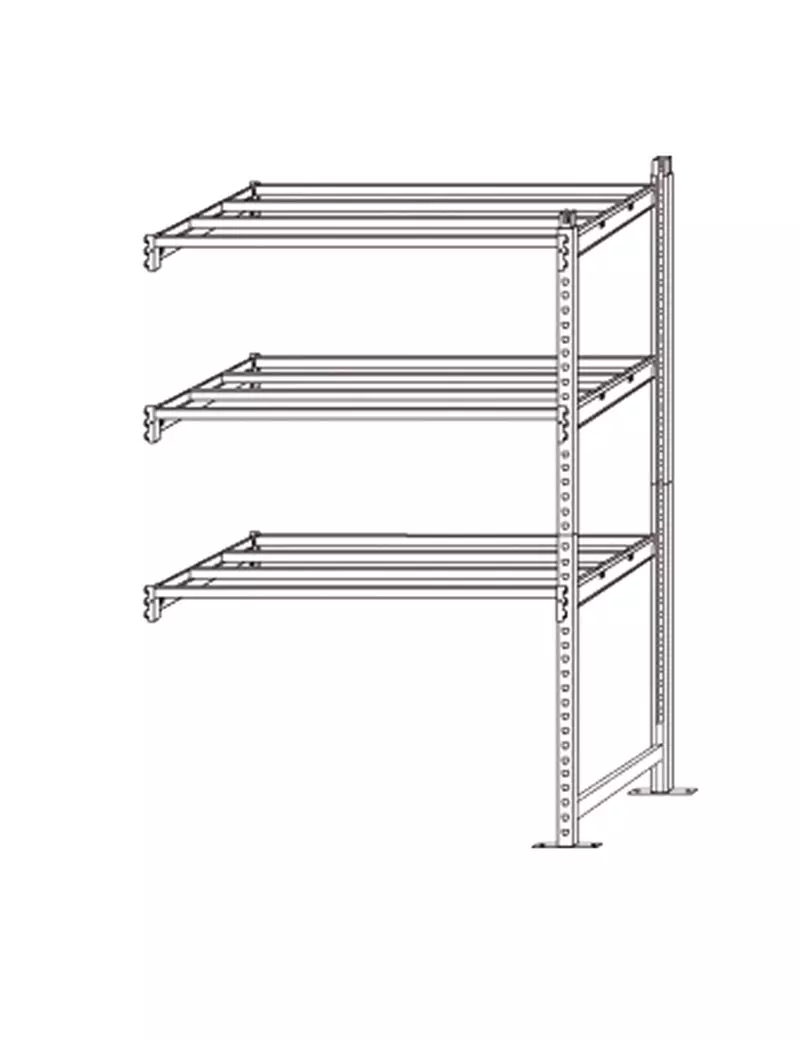 Scaffale Paperflow - Kit Aggiunta - 100x60x200 cm - K603161 (Grigio)