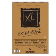 Album XL Extra-Blanc Canson - A3 - 90 g - 120 Fogli - 200787501 (Bianco Conf. 5)