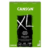 Album XL Dessin Drawing Dibujo Canson - A3 - 160 g - 50 Fogli - 400039089 (Bianco Conf. 5)