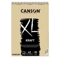 Album XL Kraft Canson - A3 - 90 g - 60 Fogli - 400039142 (Bianco Conf. 5)