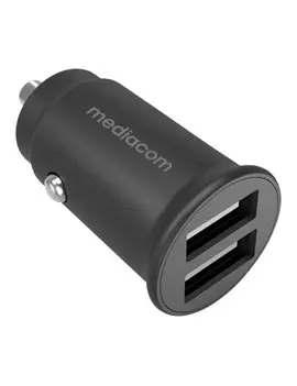 Car Charger USB Mediacom - 2 Porte - MD-A160 (Nero)