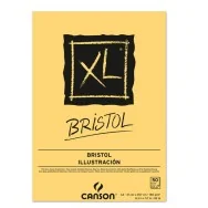 Album XL Bristol Canson - A4 - 180 g - 50 Fogli - C31078A021 (Bianco Conf. 5)