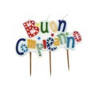 Candelina Picks Buon Compleanno Big Party - 73111 (Multicolore Conf. 12)
