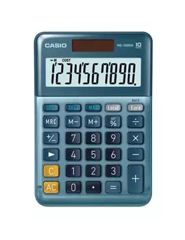 Calcolatrice da Tavolo MS-100EM Casio (Blu)