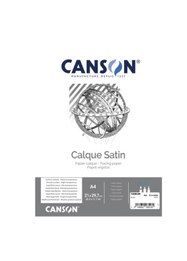 Carta Lucida Satinata Canson - A4 - 90/95 g - C31310X000 (Trasparente Conf. 250)