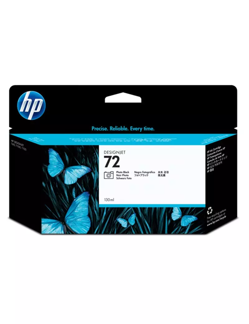 Cartuccia Originale HP C9370A 72 (Nero Foto 130 ml)