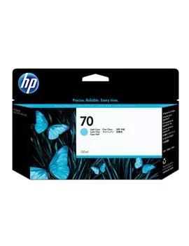 Cartuccia Originale HP C9390A 70 (Ciano Chiaro 130 ml)