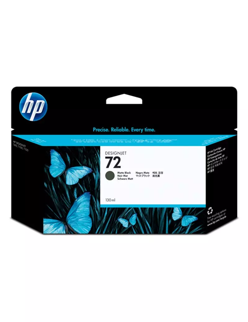 Cartuccia Originale HP C9403A 72 (Nero Opaco 130 ml)