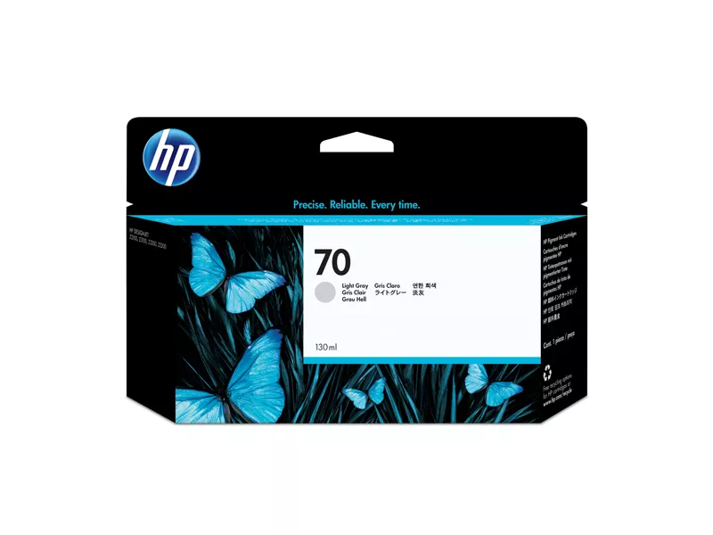 Cartuccia Originale HP C9451A 70 (Grigio Chiaro 130 ml) Cartuccia Originale HP C9451A 70 (Grigio Chiaro 130 ml)