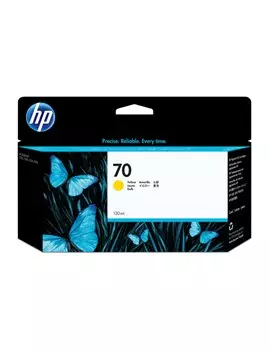 Cartuccia Originale HP C9454A 70 (Giallo 130 ml)