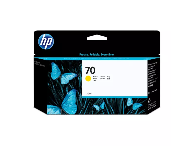 Cartuccia Originale HP C9454A 70 (Giallo 130 ml) Cartuccia Originale HP C9454A 70 (Giallo 130 ml)