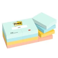 Post-it Notes Super Sticky 653-BEA 3M - 38x51 mm - 7100290157 (Beachside Conf. 12)
